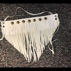 Rock Star leather choker.This is from my boutique collection. It’s hand made.